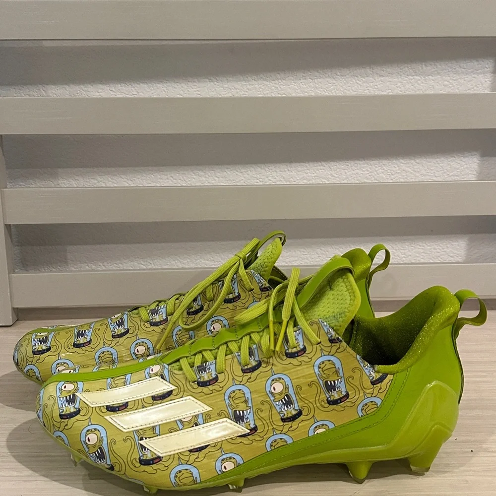 Adidas Adizero Simpsons Treehouse Of Horror Football Cleats ‎ Size 13